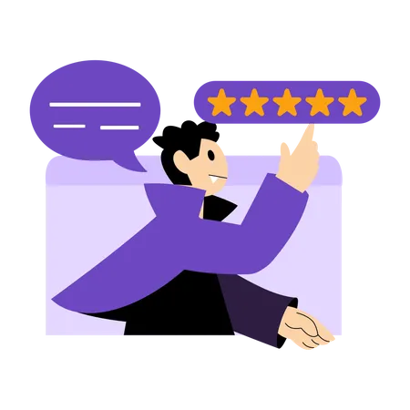 Ratings and Reviews Illustration