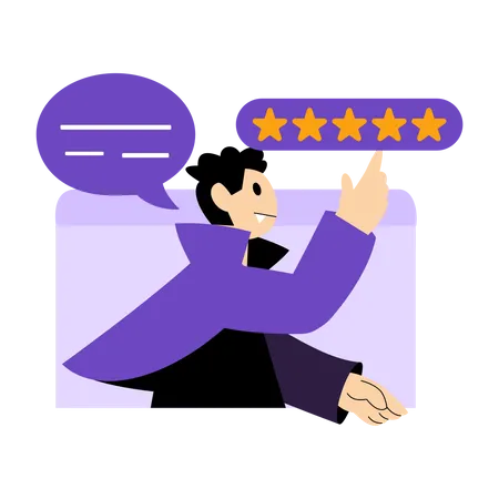 Ratings and Reviews  Illustration