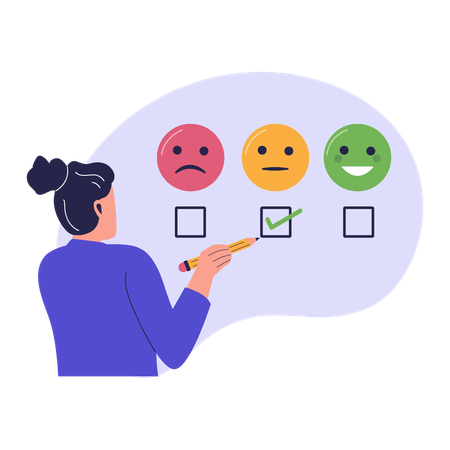 Enquête sur les réactions des clients concernant le partage des émojis  Illustration