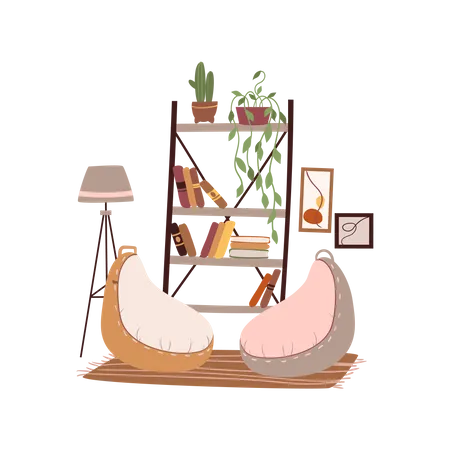 Reading area Illustration