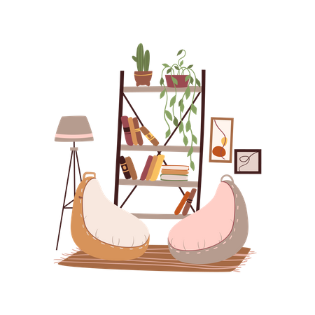 Reading area  Illustration