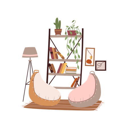 Reading area  Illustration