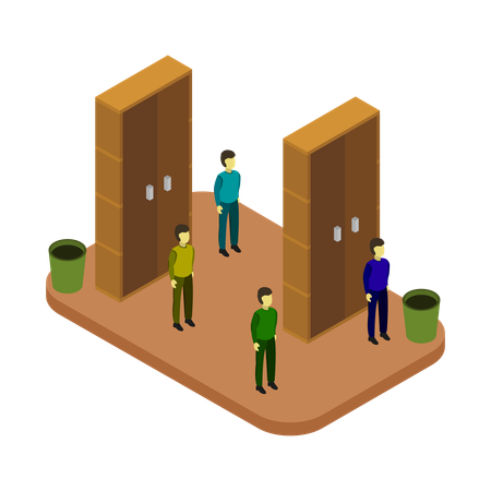 Reading area  Illustration