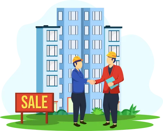 Real estate agent  Illustration