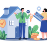 give house key illustration free download