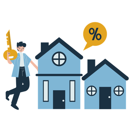 Real Estate Agent  Illustration