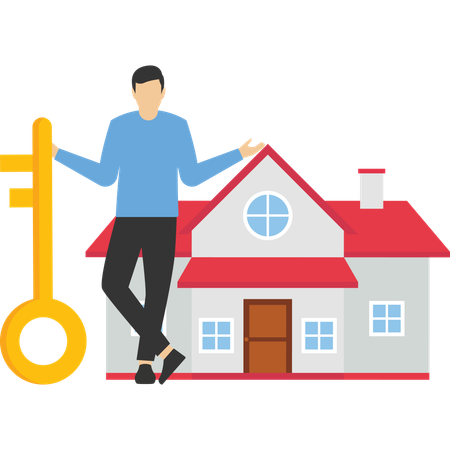 Real estate agent  Illustration