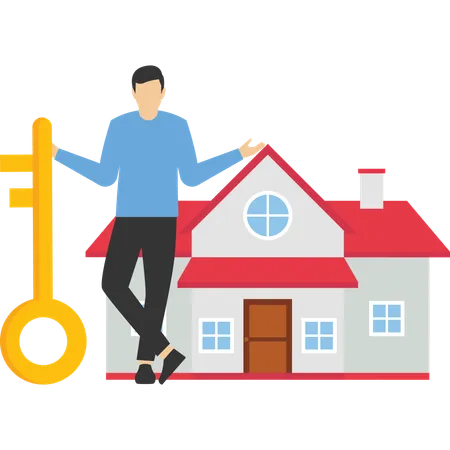 Real estate agent  Illustration