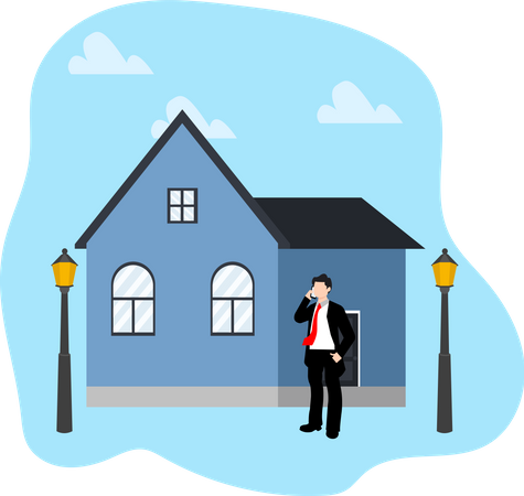 Real Estate Agent  Illustration