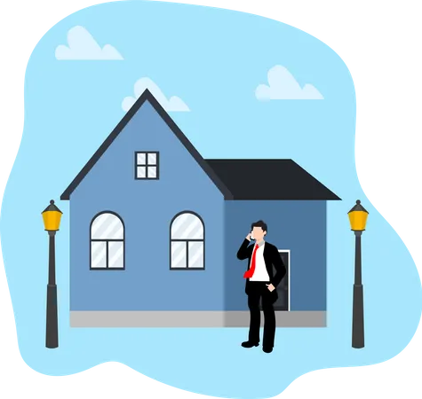 Real Estate Agent  Illustration