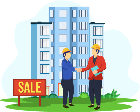 Real estate agent  Illustration