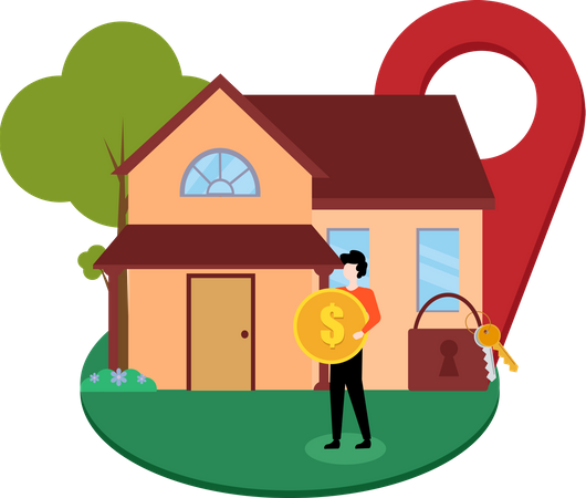 Real Estate agent  Illustration