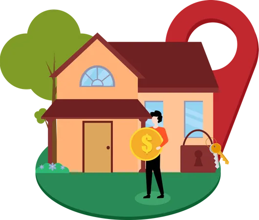 Real Estate agent  Illustration