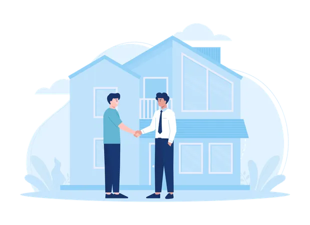 Real estate agreement  Illustration