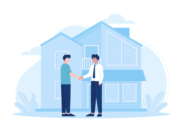 Real estate agreement  Illustration