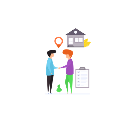 Real Estate Agreement  Illustration