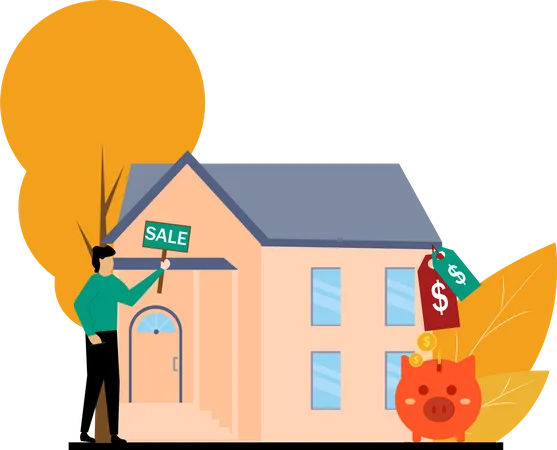 Real Estate for sale  Illustration