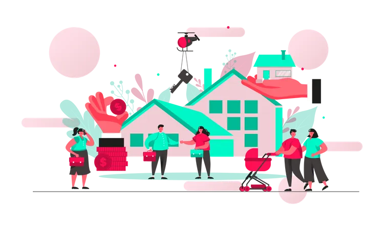 Real estate  Illustration