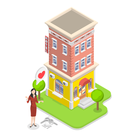 Real Estate  Illustration