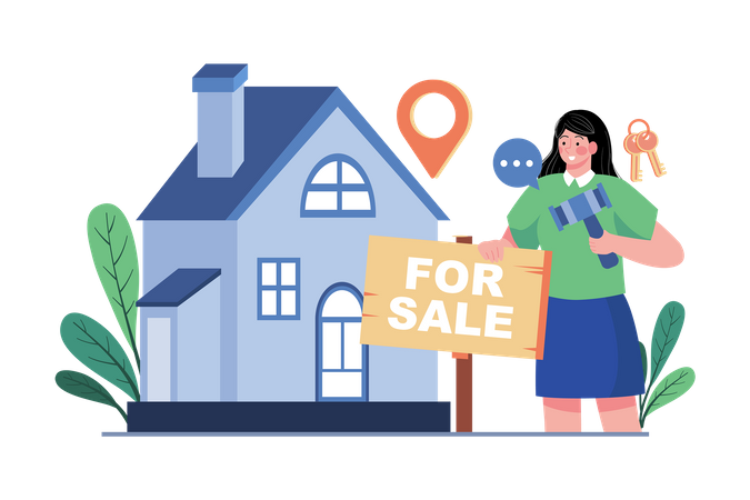 Real Estate  Illustration