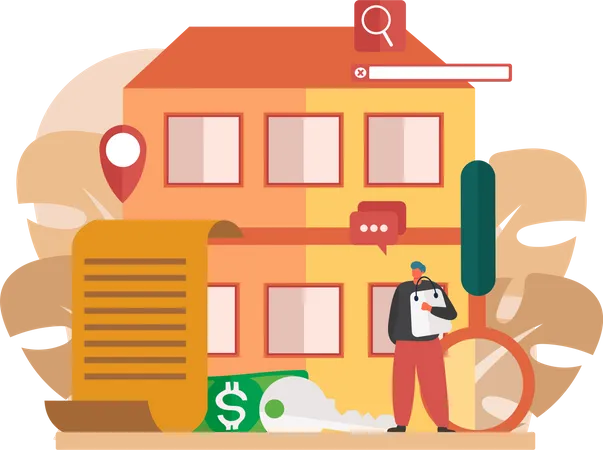 Real Estate  Illustration