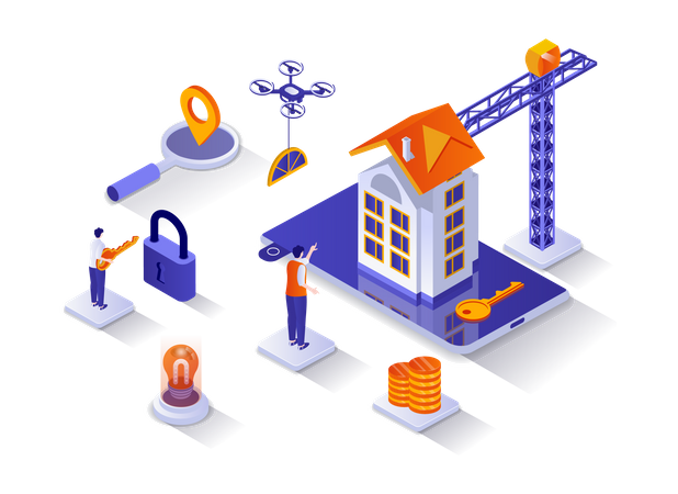 Real estate  Illustration