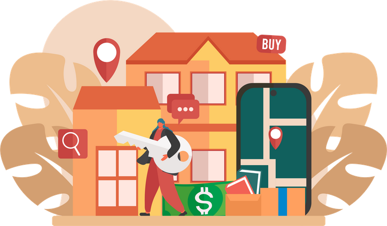 Real Estate  Illustration