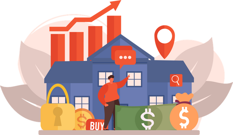 Real Estate  Illustration
