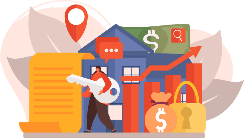 Real Estate  Illustration