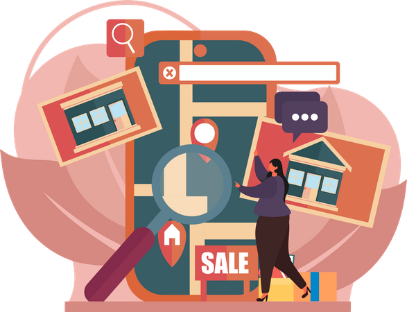 Real Estate  Illustration