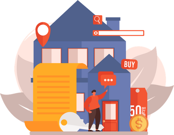 Real Estate  Illustration