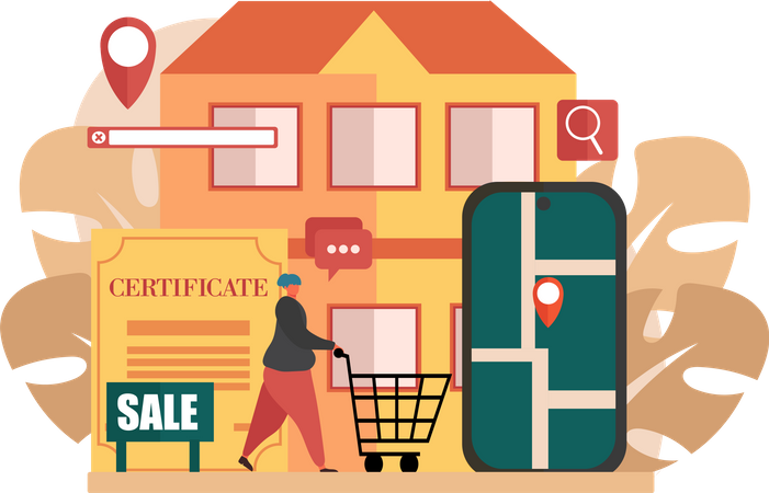Real Estate  Illustration
