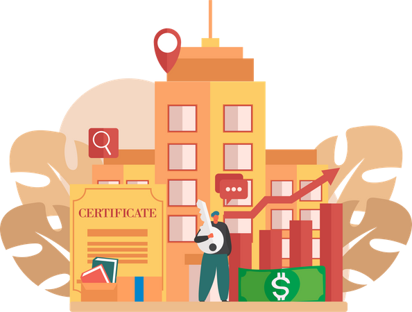 Real Estate  Illustration