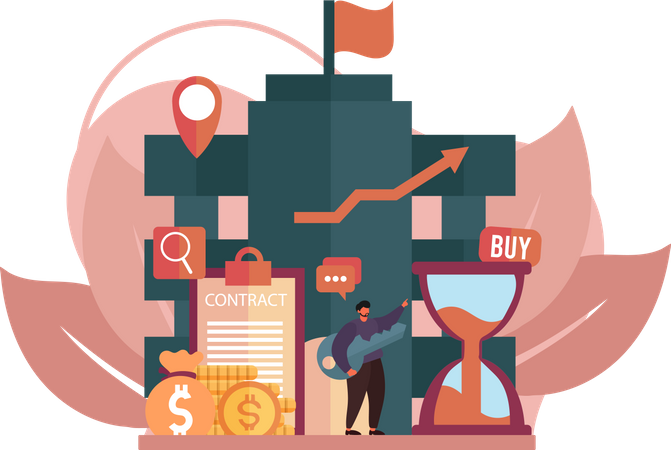Real Estate  Illustration