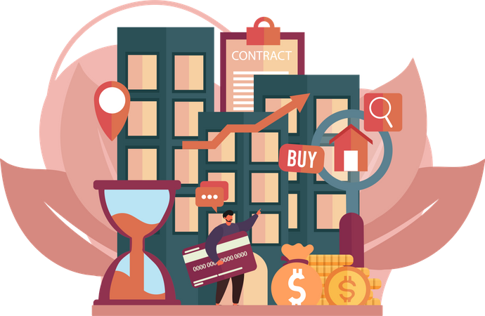 Real Estate  Illustration