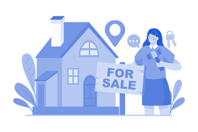 Real Estate  Illustration