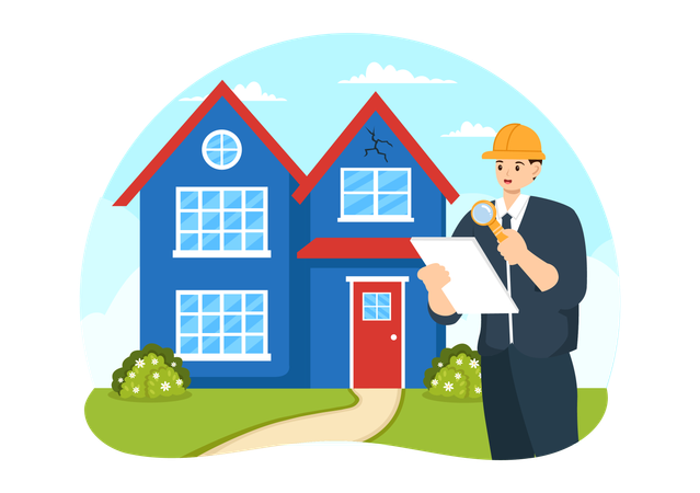 Real Estate Inspector  Illustration