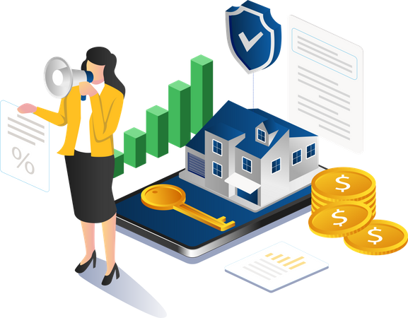 Real estate Investment  Illustration