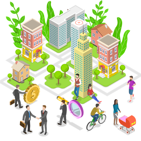 Real estate investment  Illustration