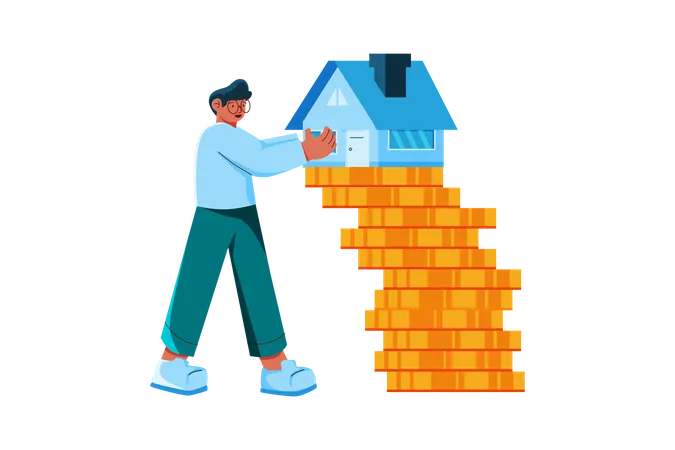 Real Estate Investor  Illustration