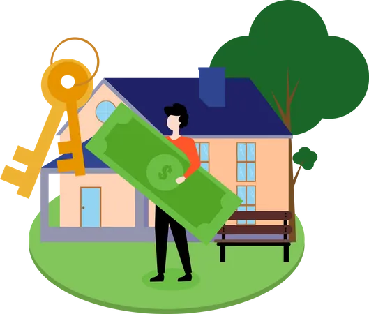 Real estate loan  Illustration