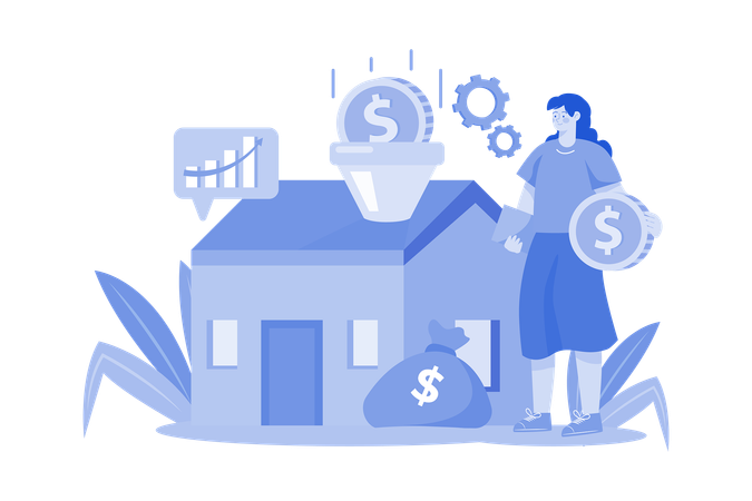 Real Estate Market  Illustration