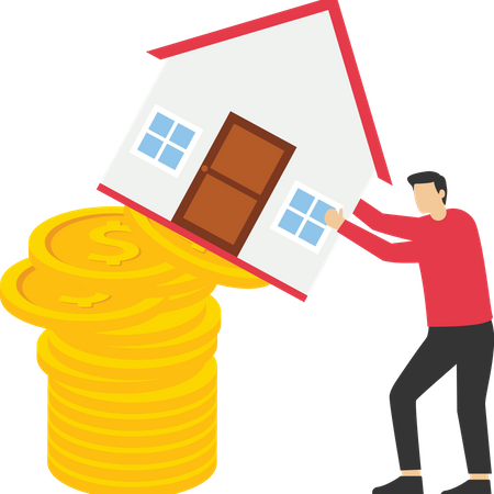 Real estate price risk  Illustration