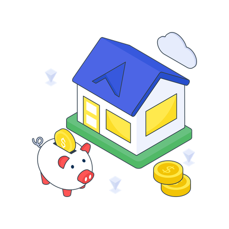 Real Estate Savings  Illustration