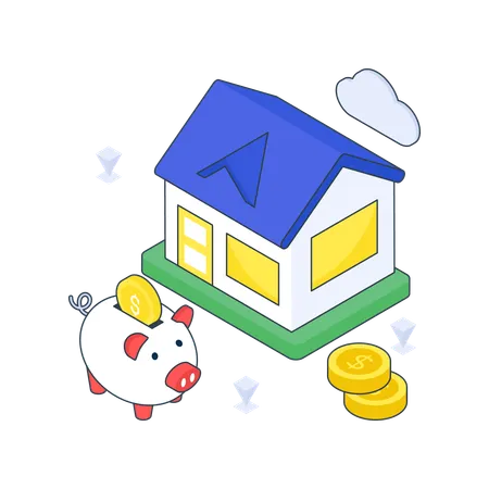 Real Estate Savings  Illustration