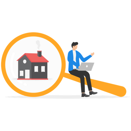 Real Estate Search  Illustration