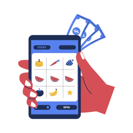 Real Money Casino App  Illustration