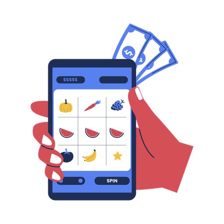 Real Money Casino App  イラスト