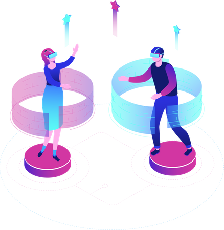 Réalité virtuelle  Illustration