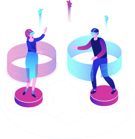 Réalité virtuelle  Illustration